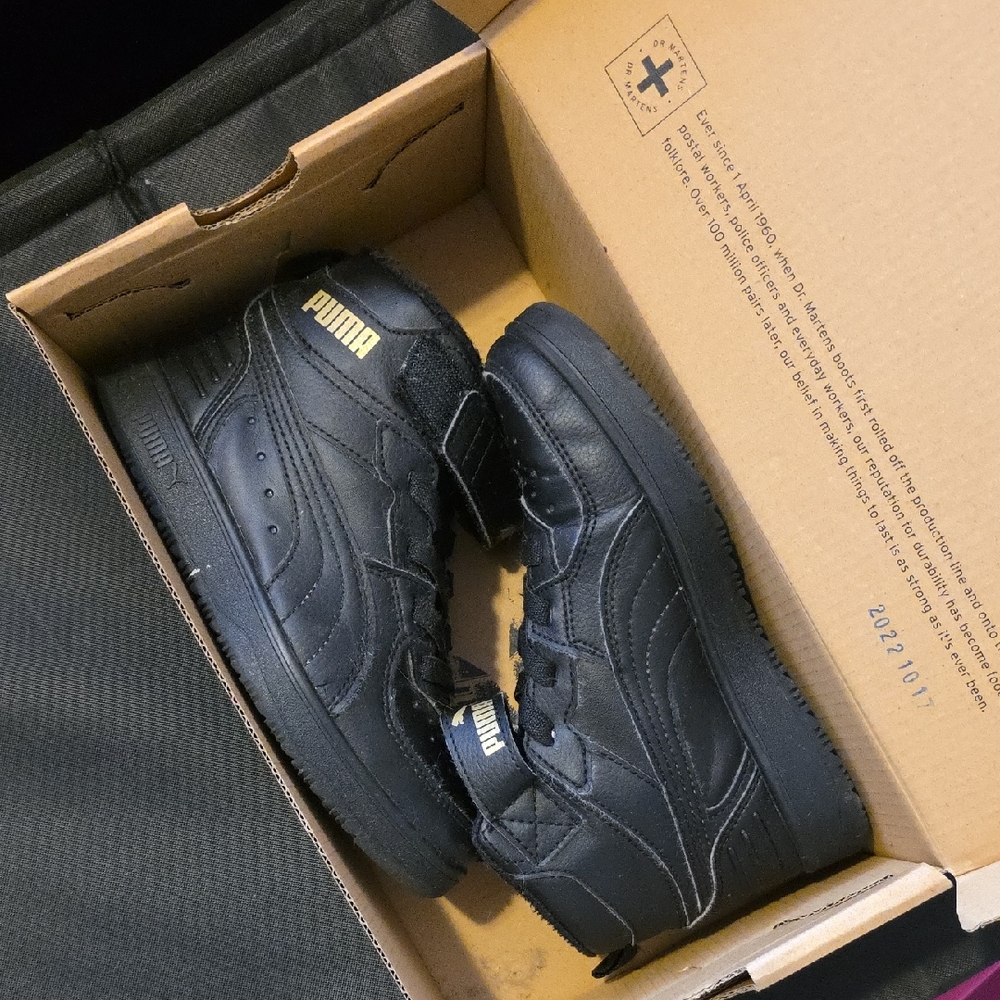 Puma Black Chunky High-Top Sneakers